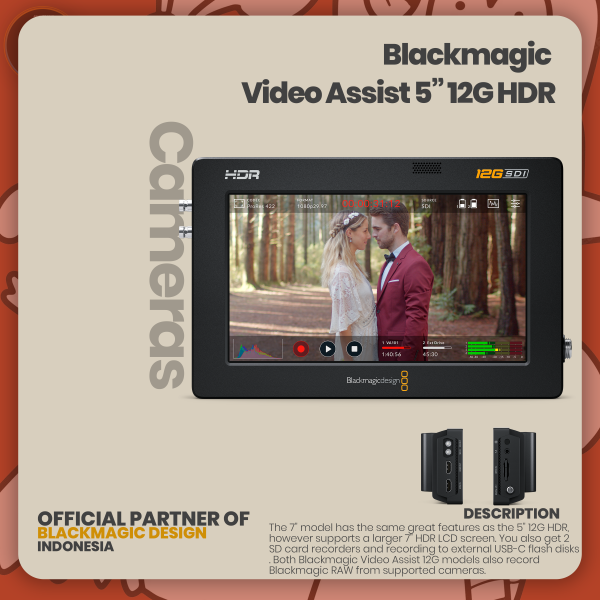 Blackmagic Video Assist 5" 12 HDR